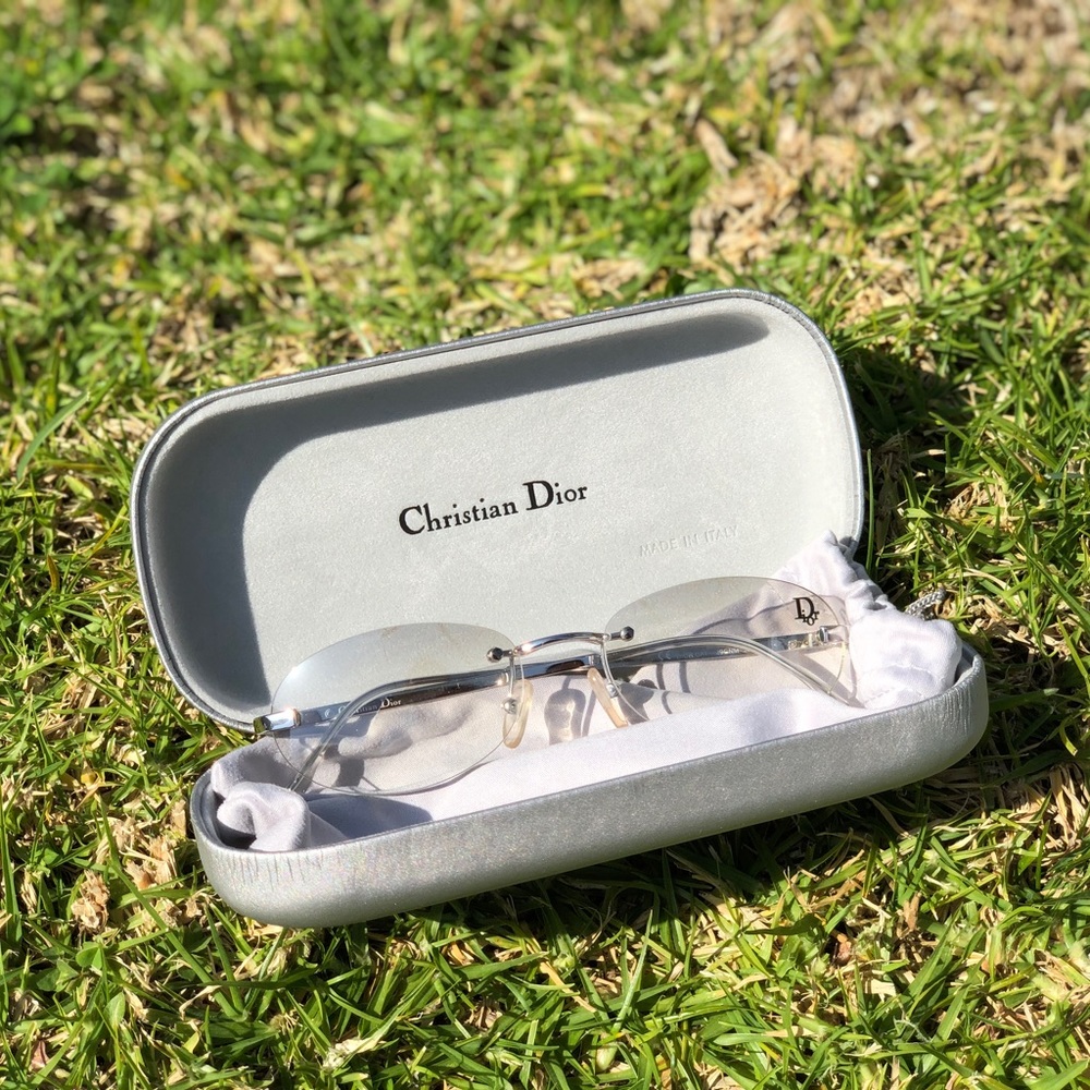 Dior Rimless Sunglasses in Clear and Silver REPOSH after 5 years and 1 time wear